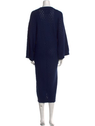 I Love Mr. Mittens Crew Neck Long Dress