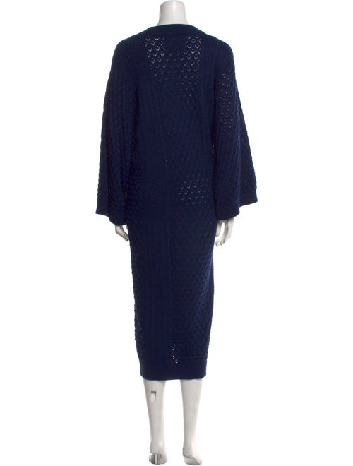 I Love Mr. Mittens Crew Neck Long Dress