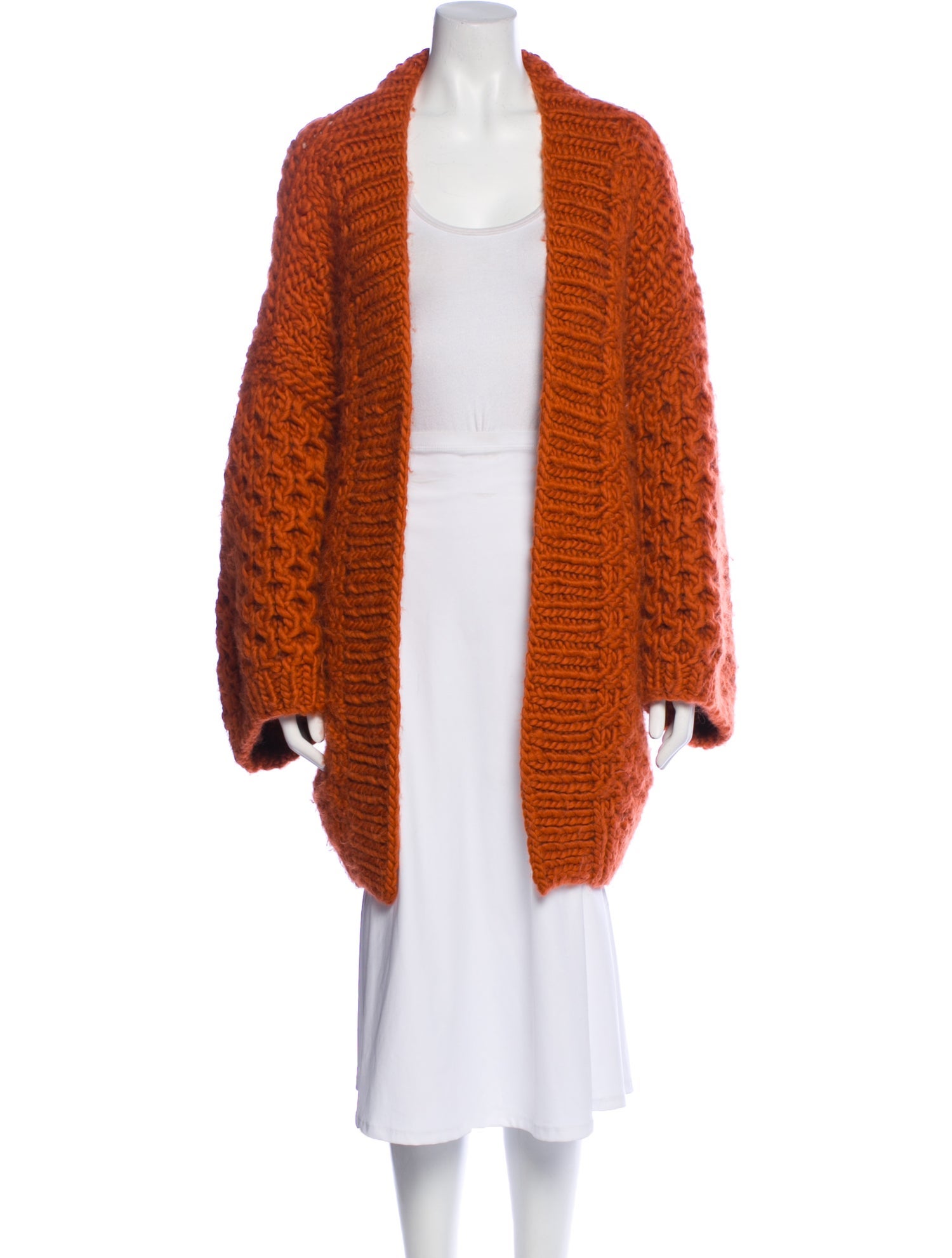 I Love Mr. Mittens Wool Open Front Sweater