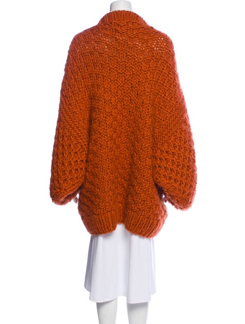 I Love Mr. Mittens Wool Open Front Sweater