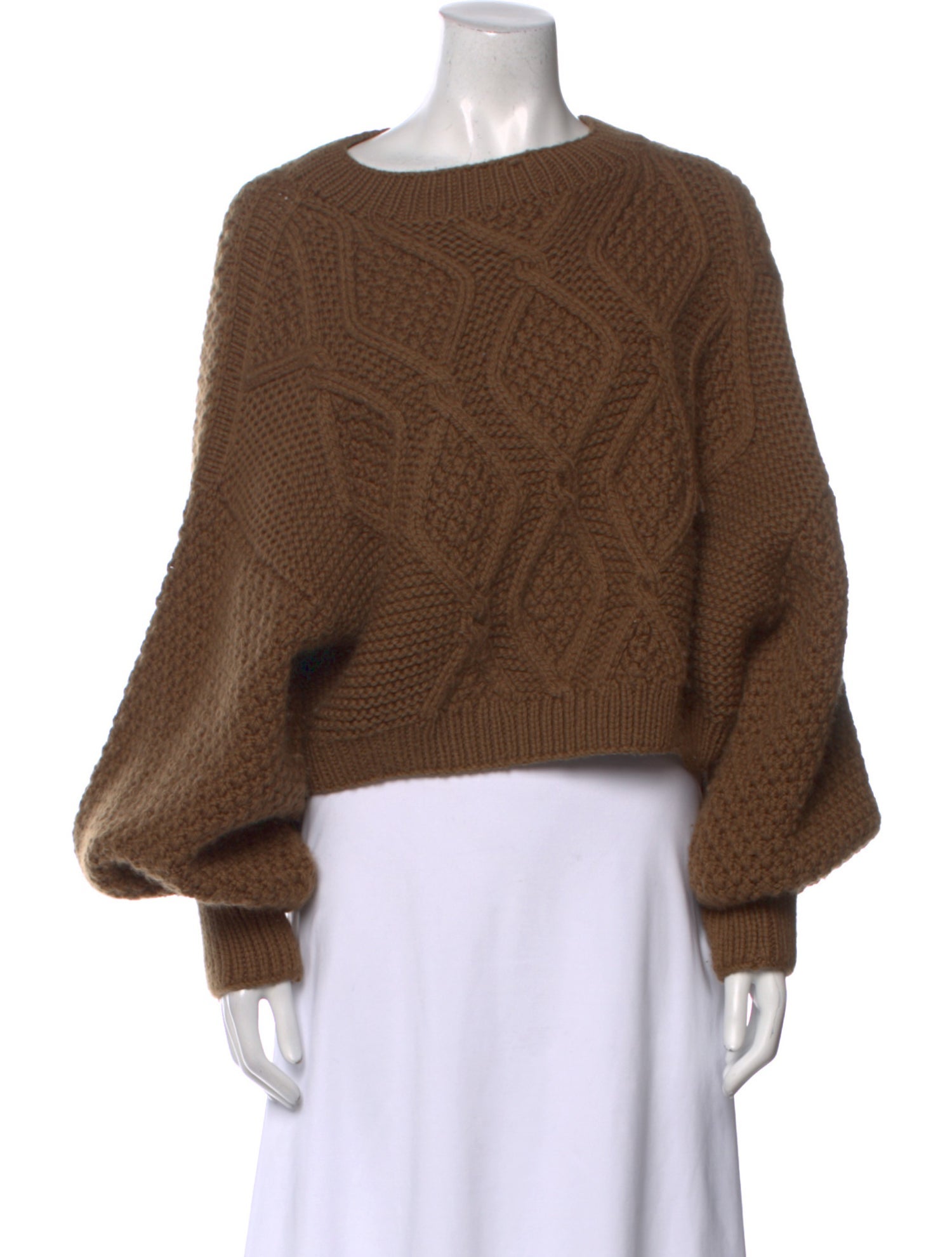 I Love Mr. Mittens Wool Bateau Neckline Sweater