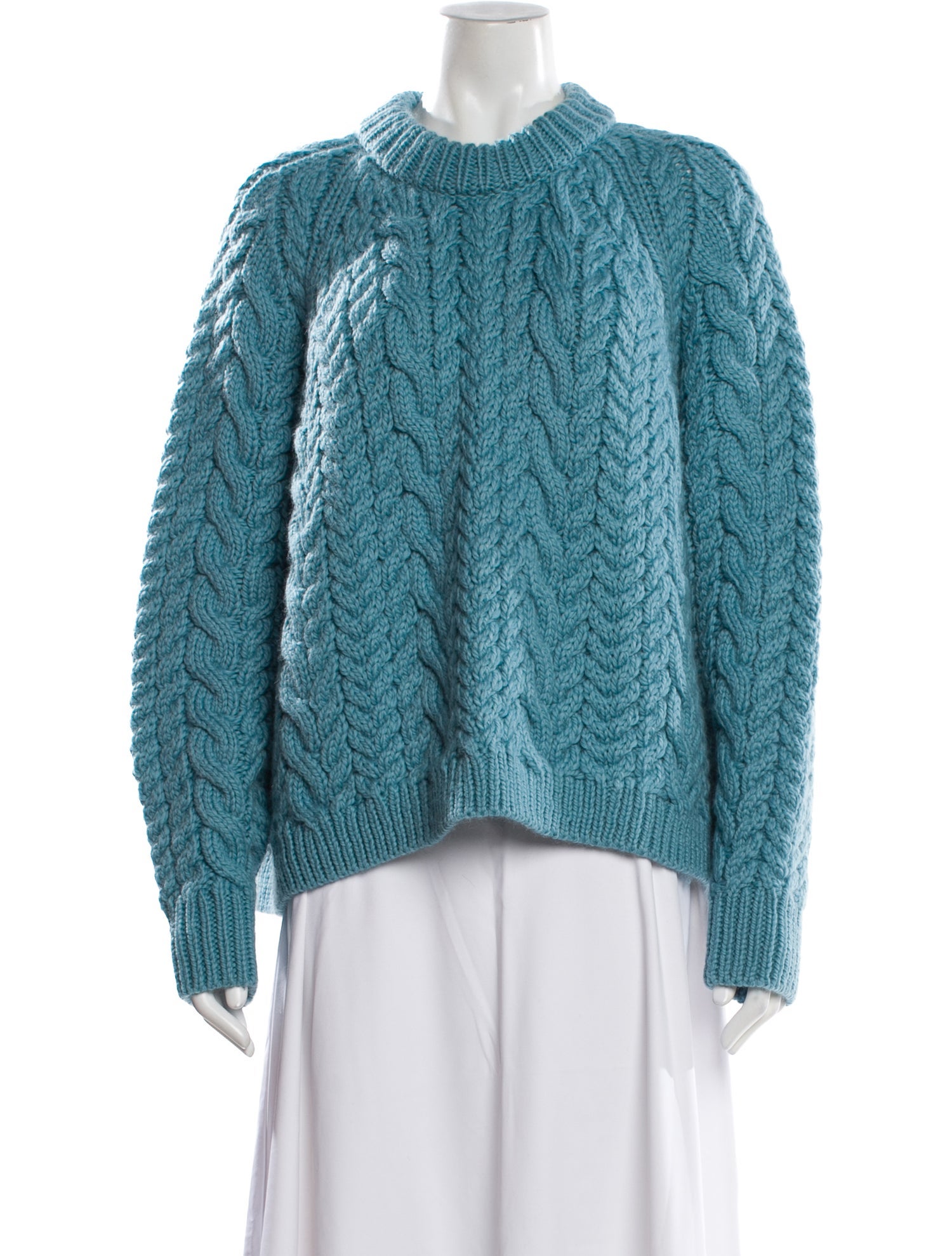 I Love Mr. Mittens Wool Crew Neck Sweater