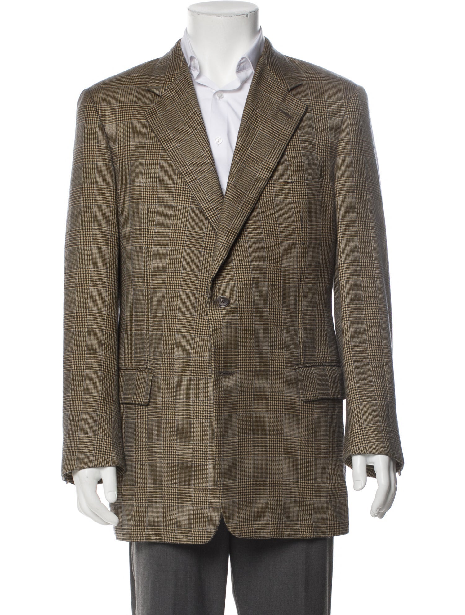 Ing. Loro Piana & C. Plaid Print Blazer