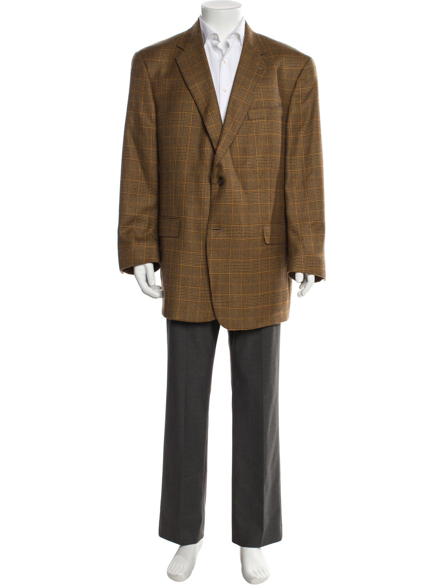 Ing. Loro Piana & C. Plaid Print Blazer