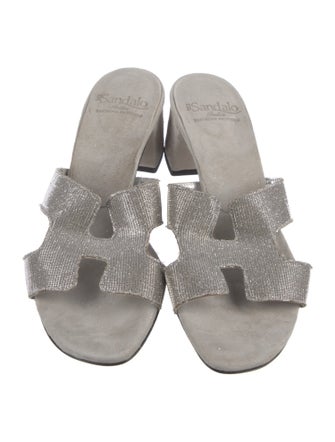 il Sandalo Suede Slides
