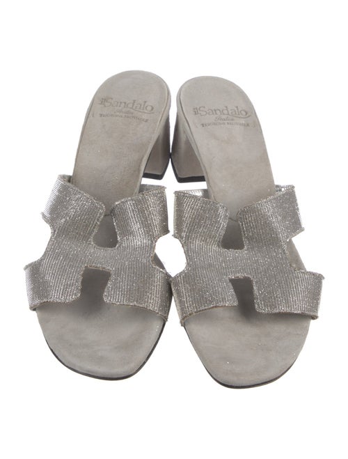 il Sandalo Suede Slides