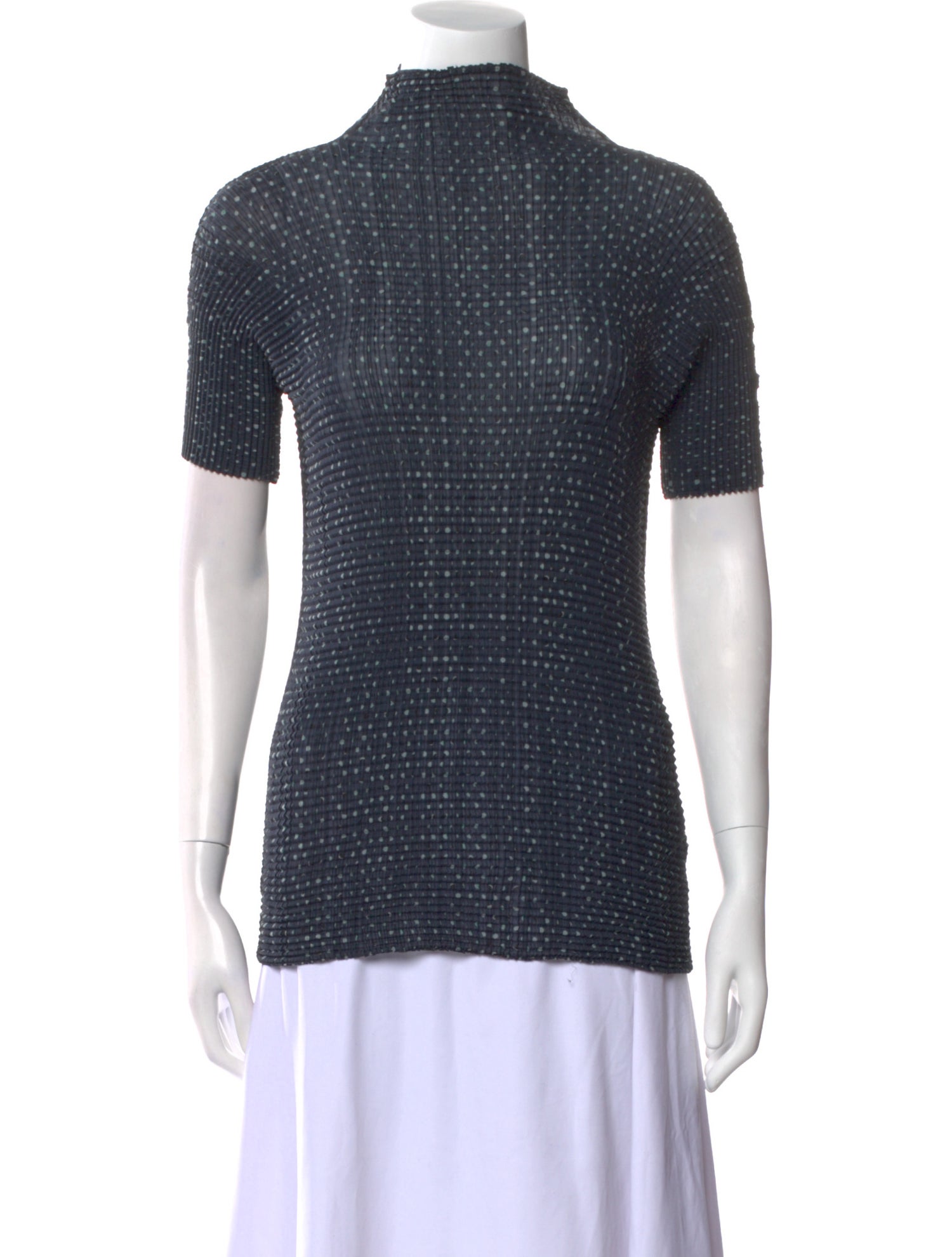 ISSEY MIYAKE FETE トップス Y2K Issey Miyake Fete Paisley Pleated Top — Wayward Collection