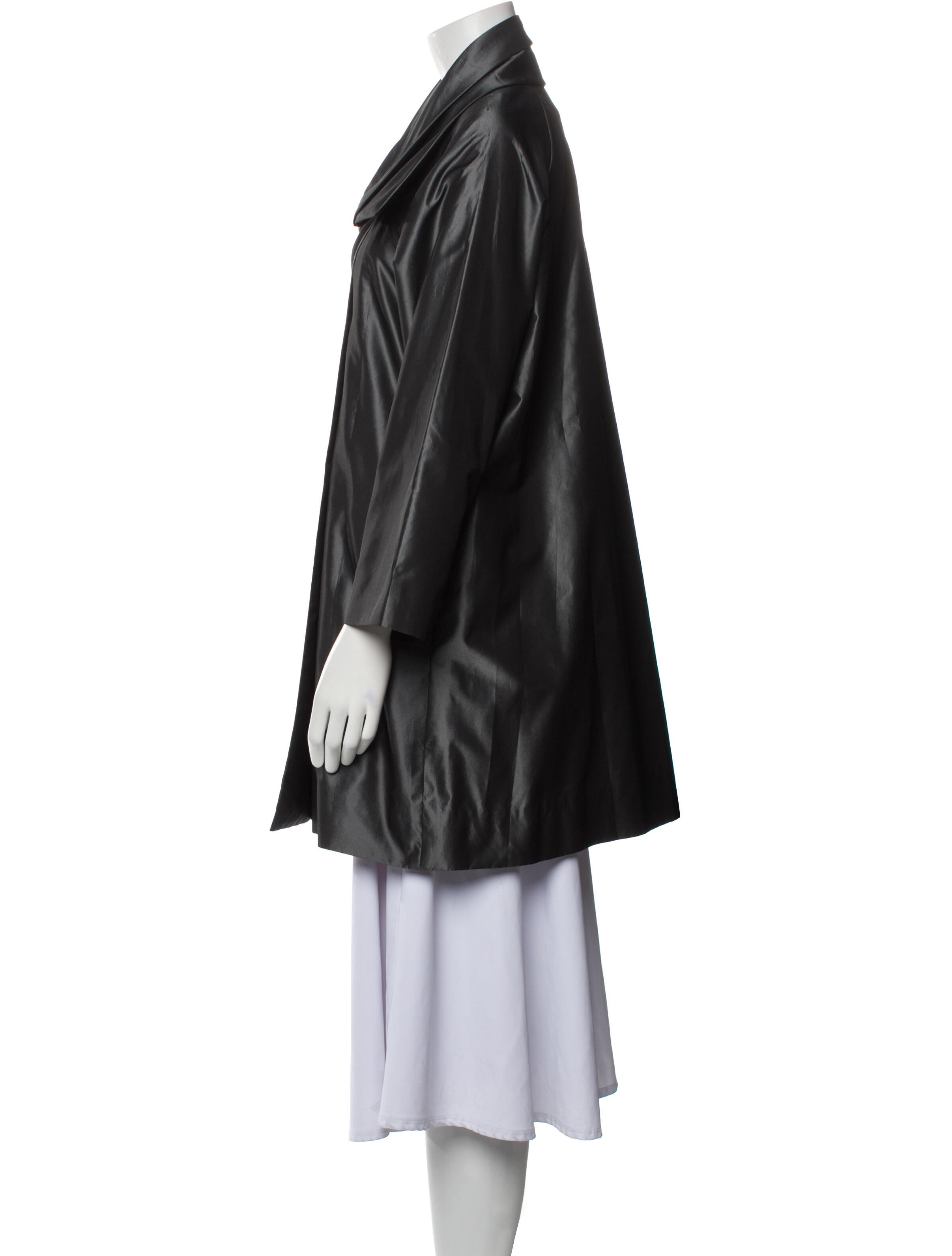 Issey Miyake Fete Silk Coat