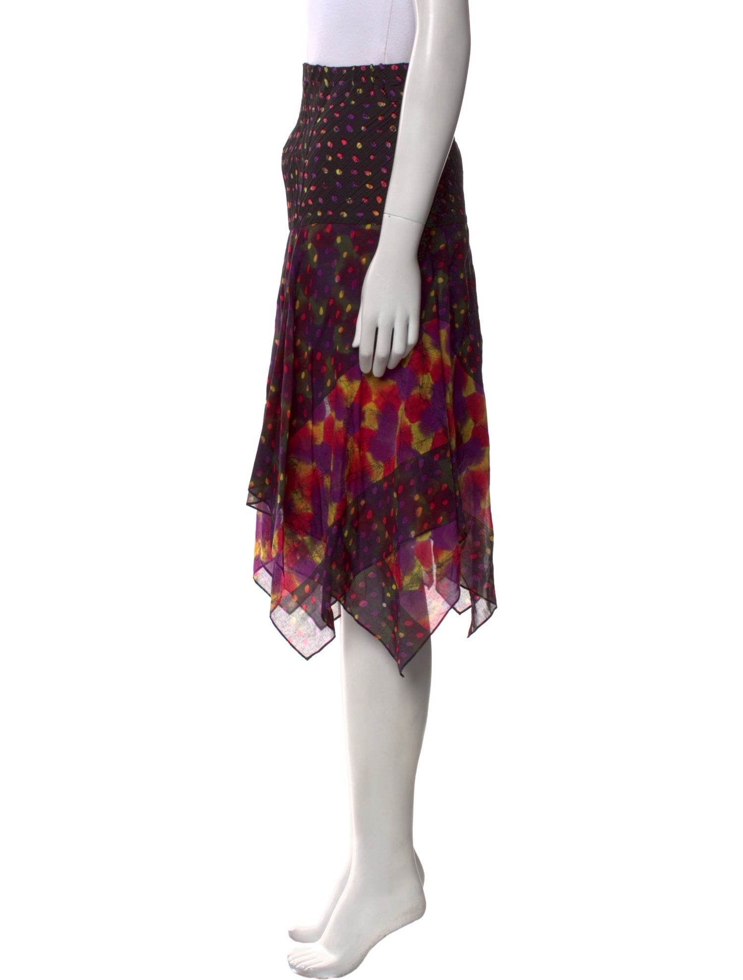 Issey Miyake Fete Vintage Knee-Length Skirt