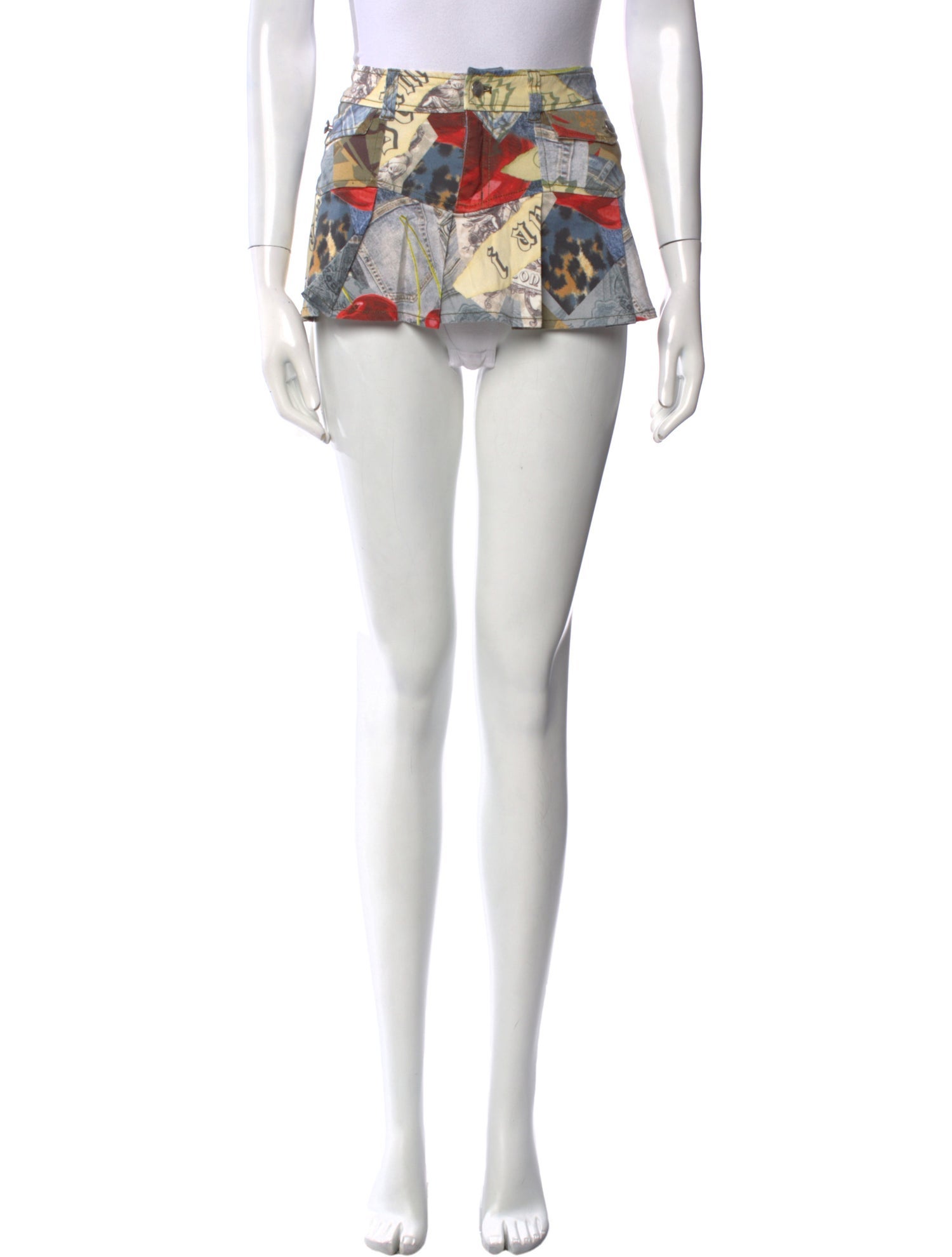 I.AM.GIA Printed Mini Skirt