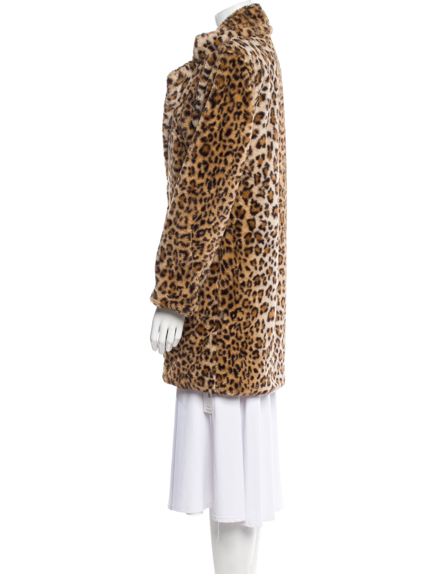 I.AM.GIA Animal Print Faux Fur Coat