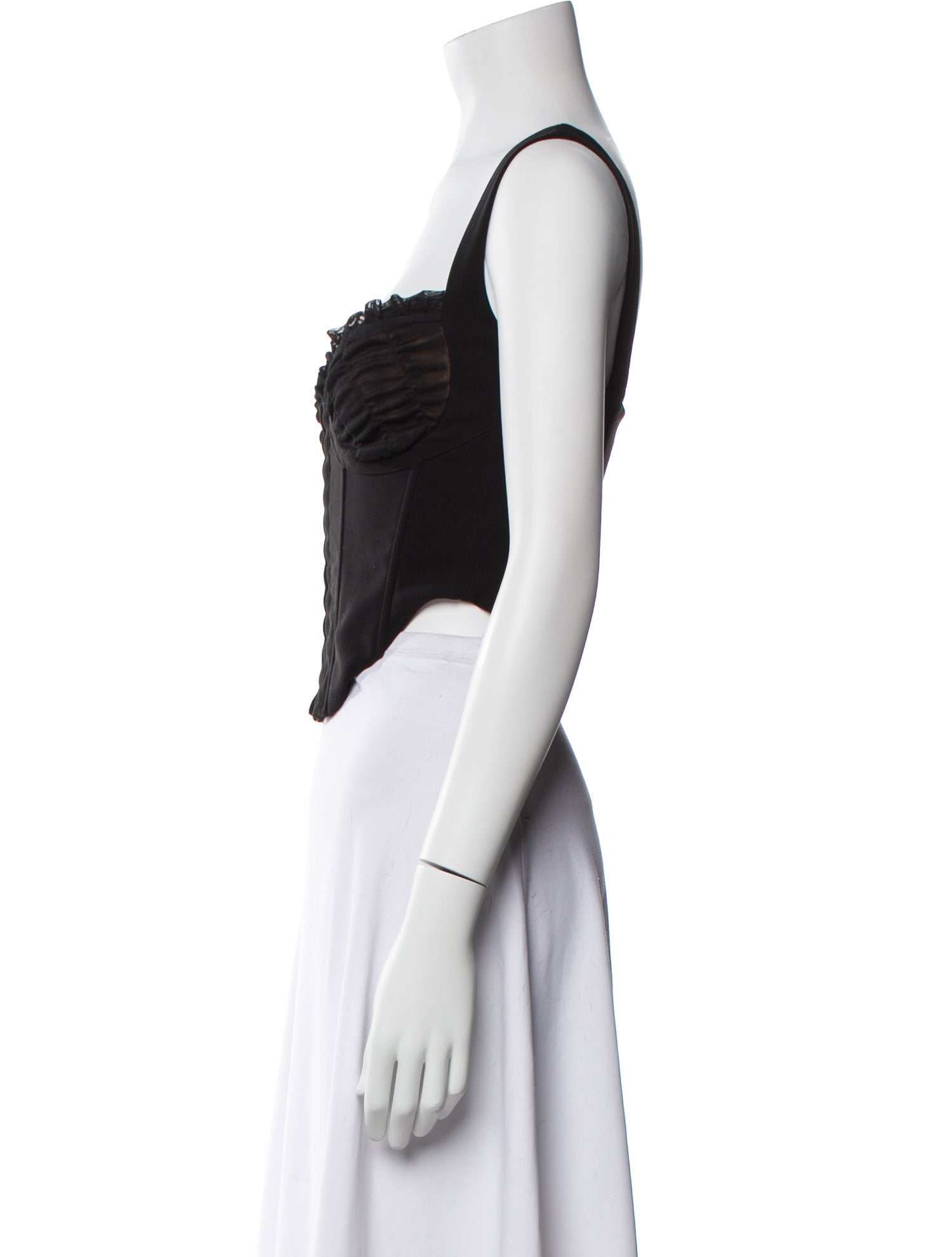 I.AM.GIA Square Neckline Sleeveless Crop Top