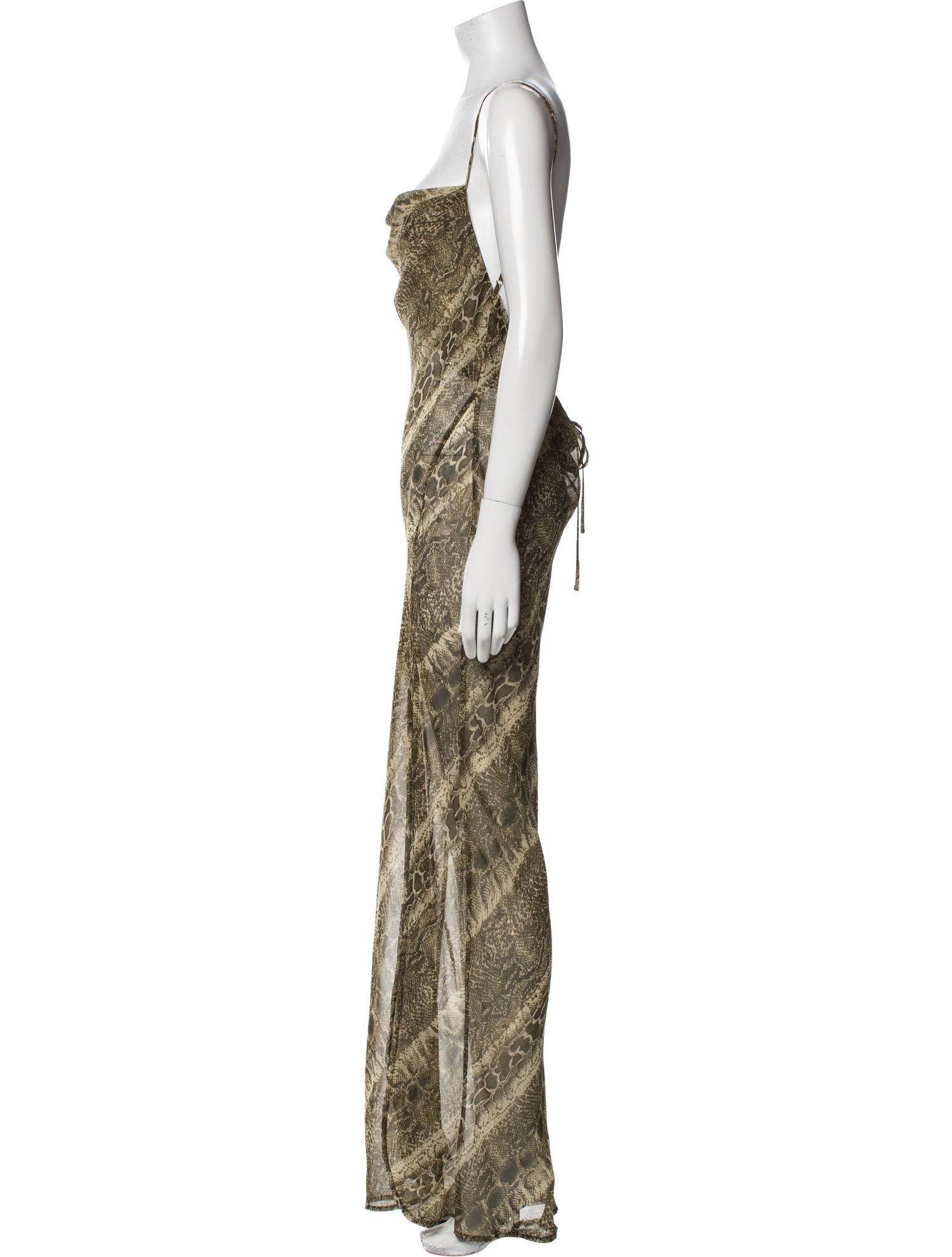 I.AM.GIA Animal Print Long Dress