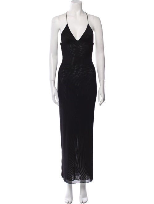 I.AM.GIA V-Neck Long Dress
