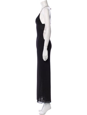 I.AM.GIA V-Neck Long Dress