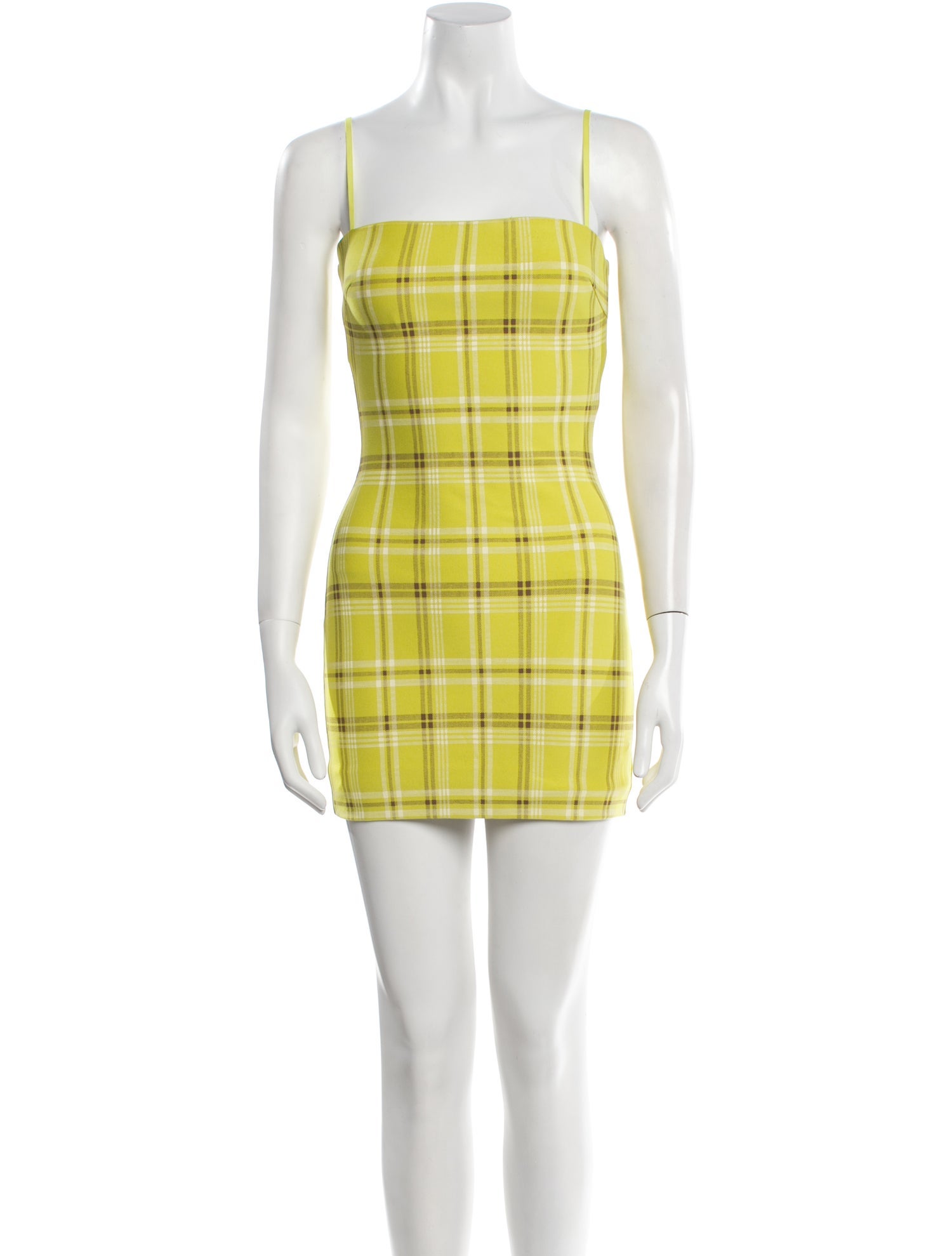 I.AM.GIA Plaid Print Mini Dress
