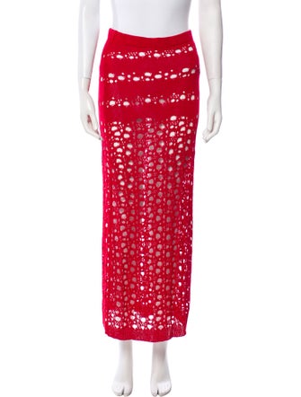 I.AM.GIA Lace Pattern Midi Length Skirt