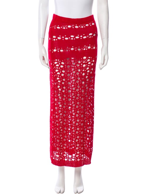 I.AM.GIA Lace Pattern Midi Length Skirt