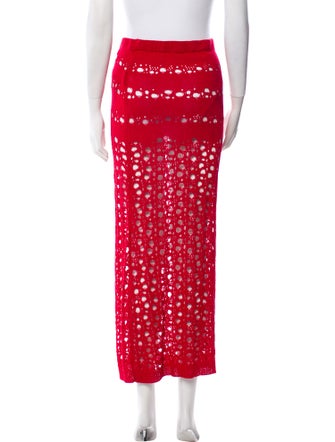 I.AM.GIA Lace Pattern Midi Length Skirt