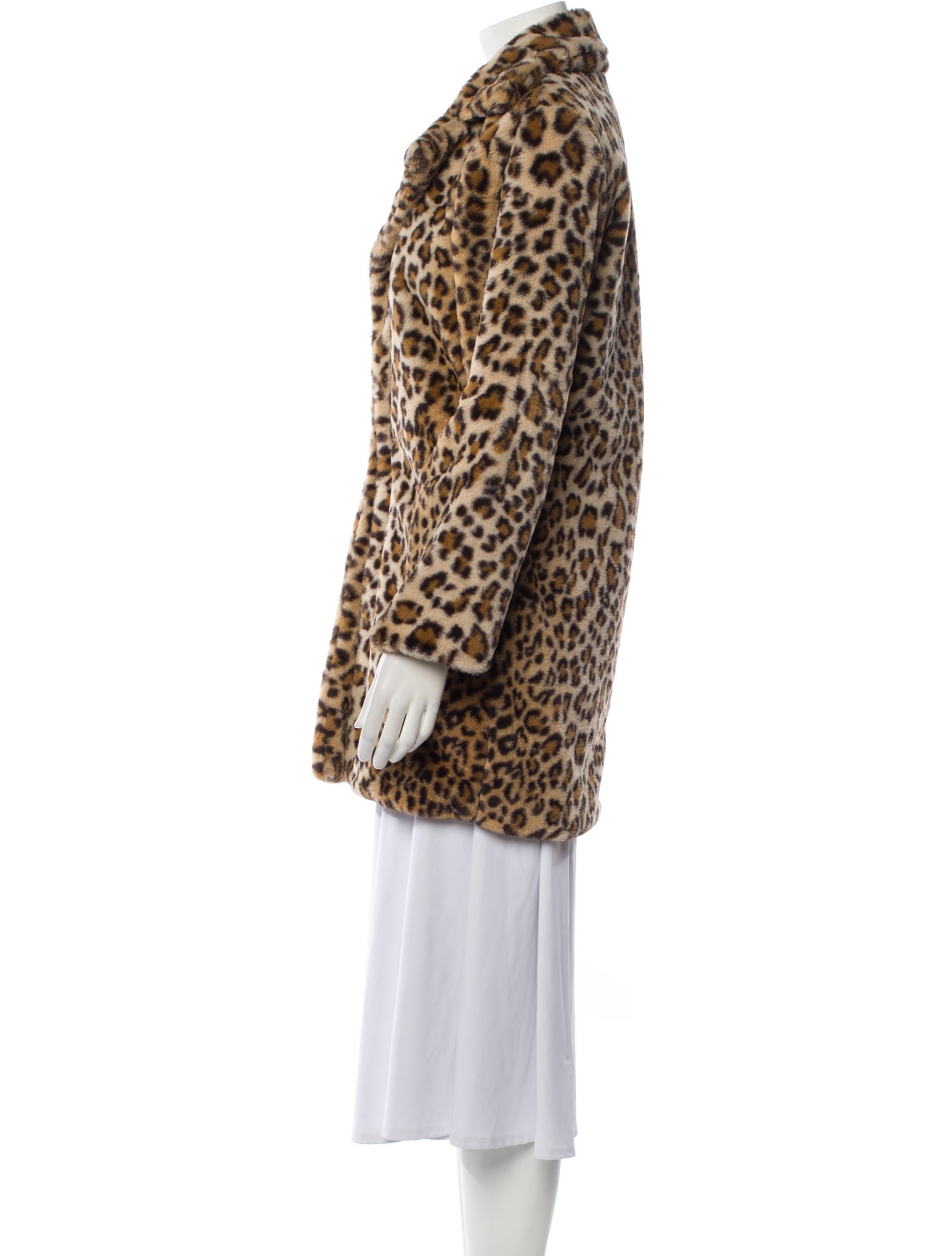 I.AM.GIA Animal Print Faux Fur Coat