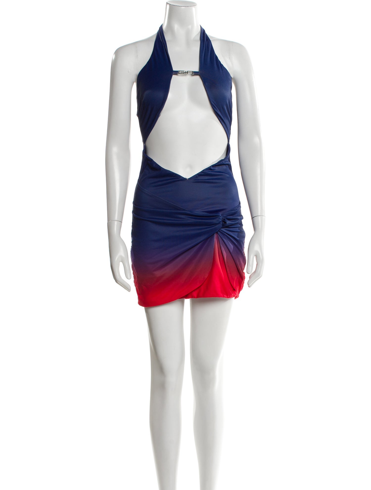 I.AM.GIA Colorblock Pattern Mini Dress