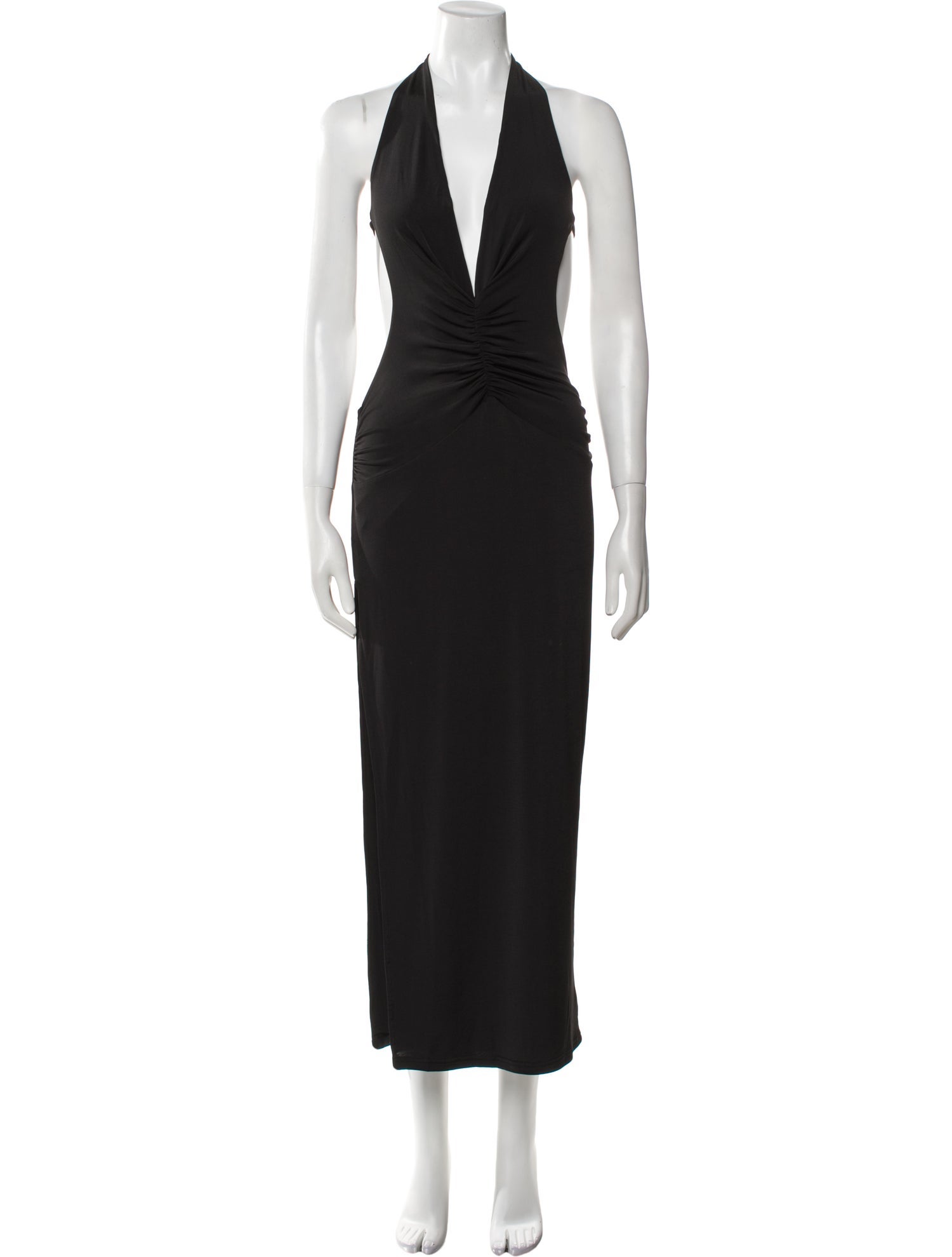 I.AM.GIA V-Neck Midi Length Dress