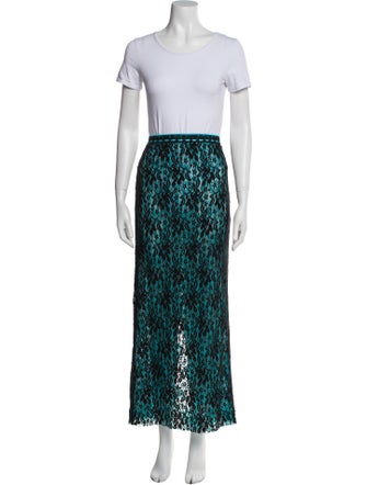 I.AM.GIA Silk Lace Pattern Skirt Set