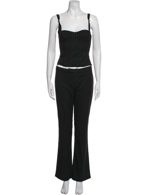 I.AM.GIA Printed Lace Trim Embellishment Pant Set