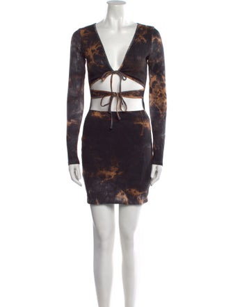 I.AM.GIA Printed Mini Dress