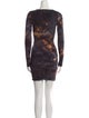 I.AM.GIA Printed Mini Dress