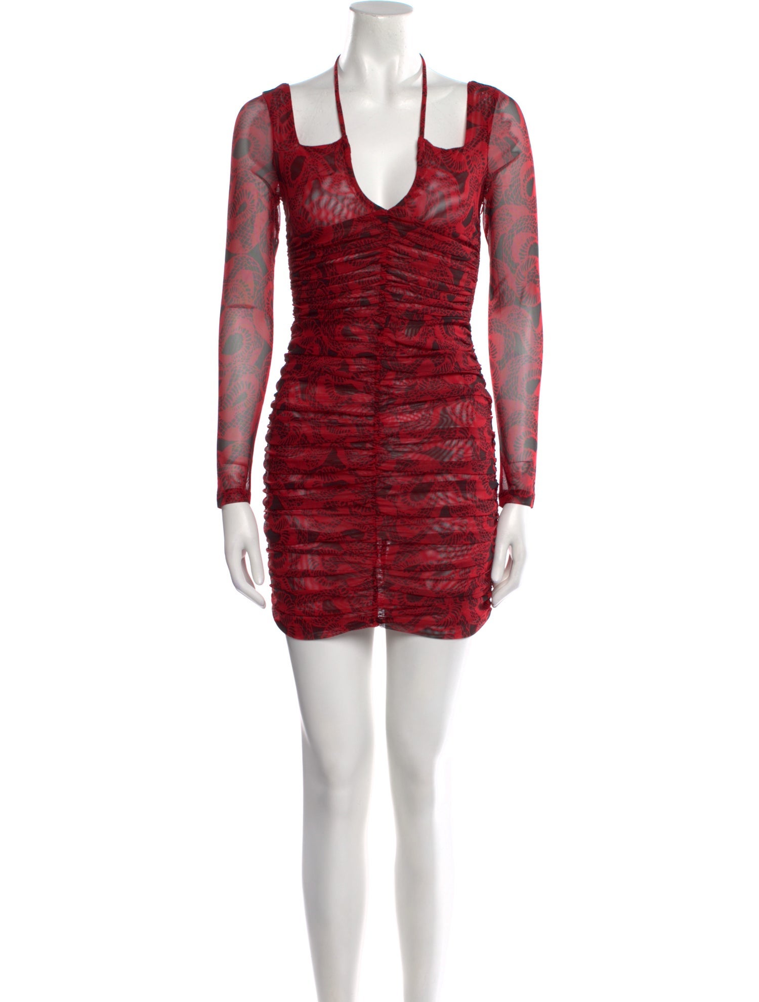 I.AM.GIA V-Neck Mini Dress