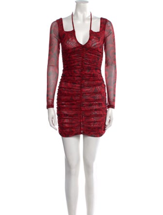 I.AM.GIA V-Neck Mini Dress