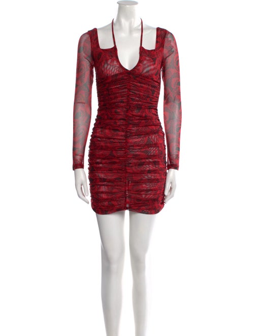 I.AM.GIA V-Neck Mini Dress