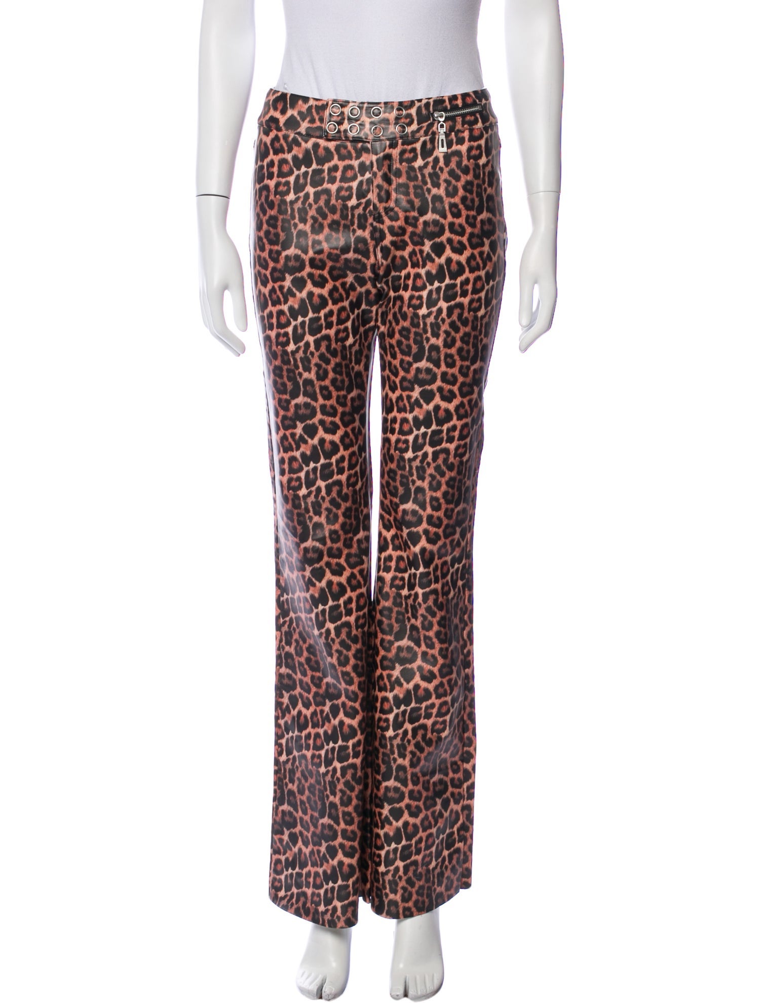 I.AM.GIA Animal Print Wide Leg Pants