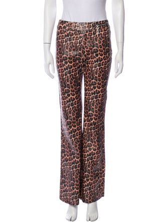 I.AM.GIA Animal Print Wide Leg Pants