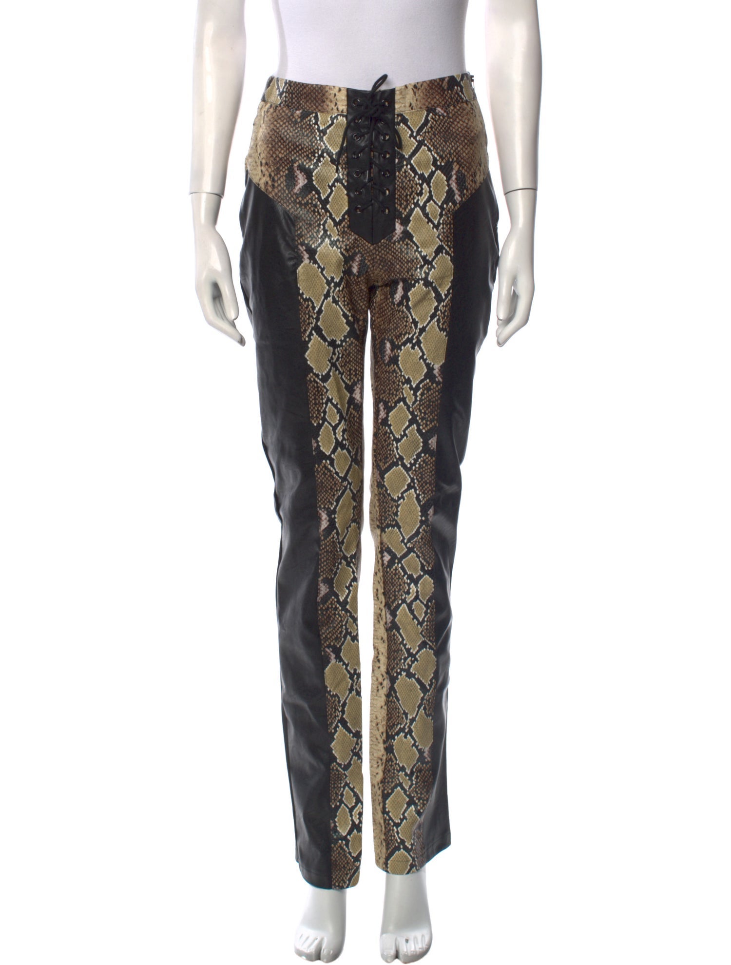 I.AM.GIA Animal Print Straight Leg Pants