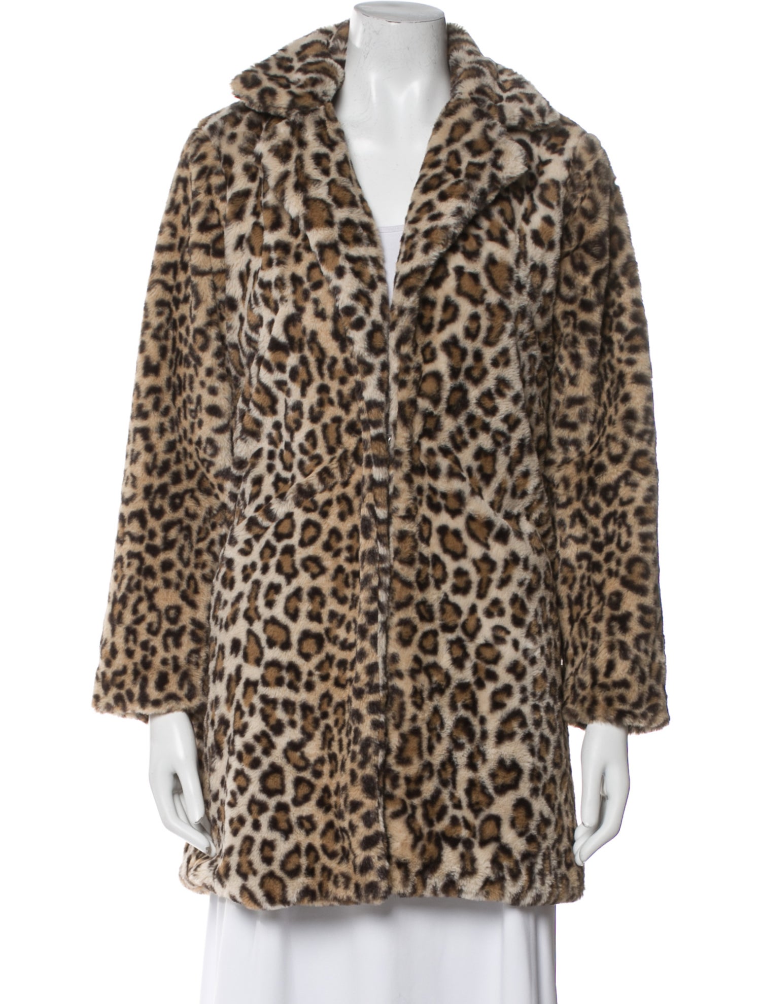 I.AM.GIA Animal Print Faux Fur Jacket