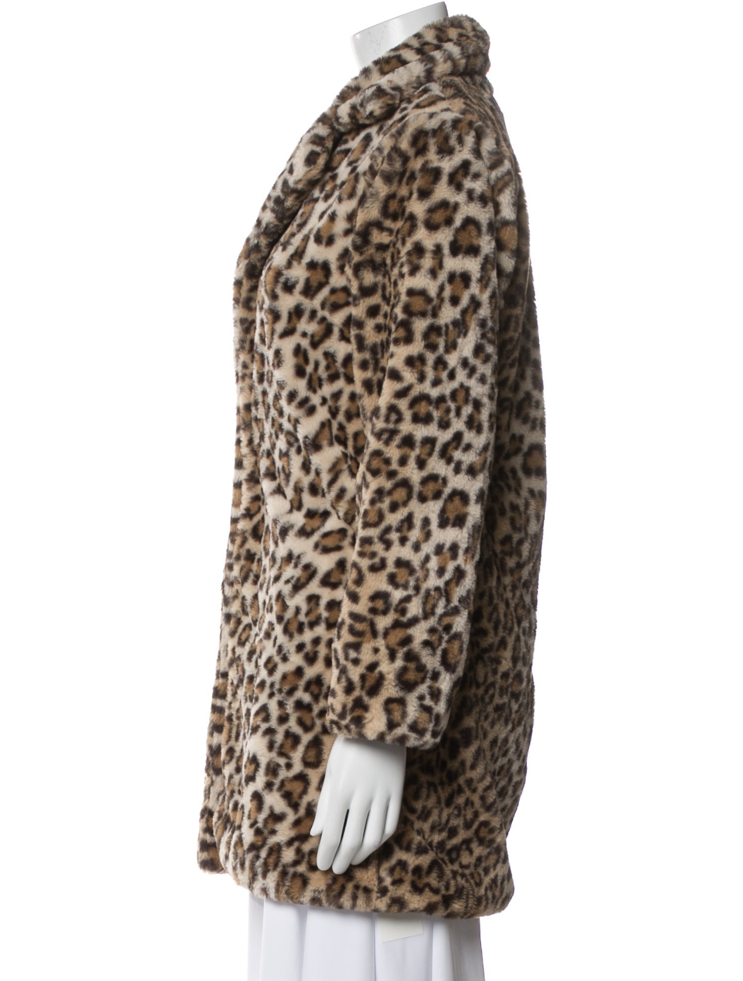 I.AM.GIA Animal Print Faux Fur Jacket