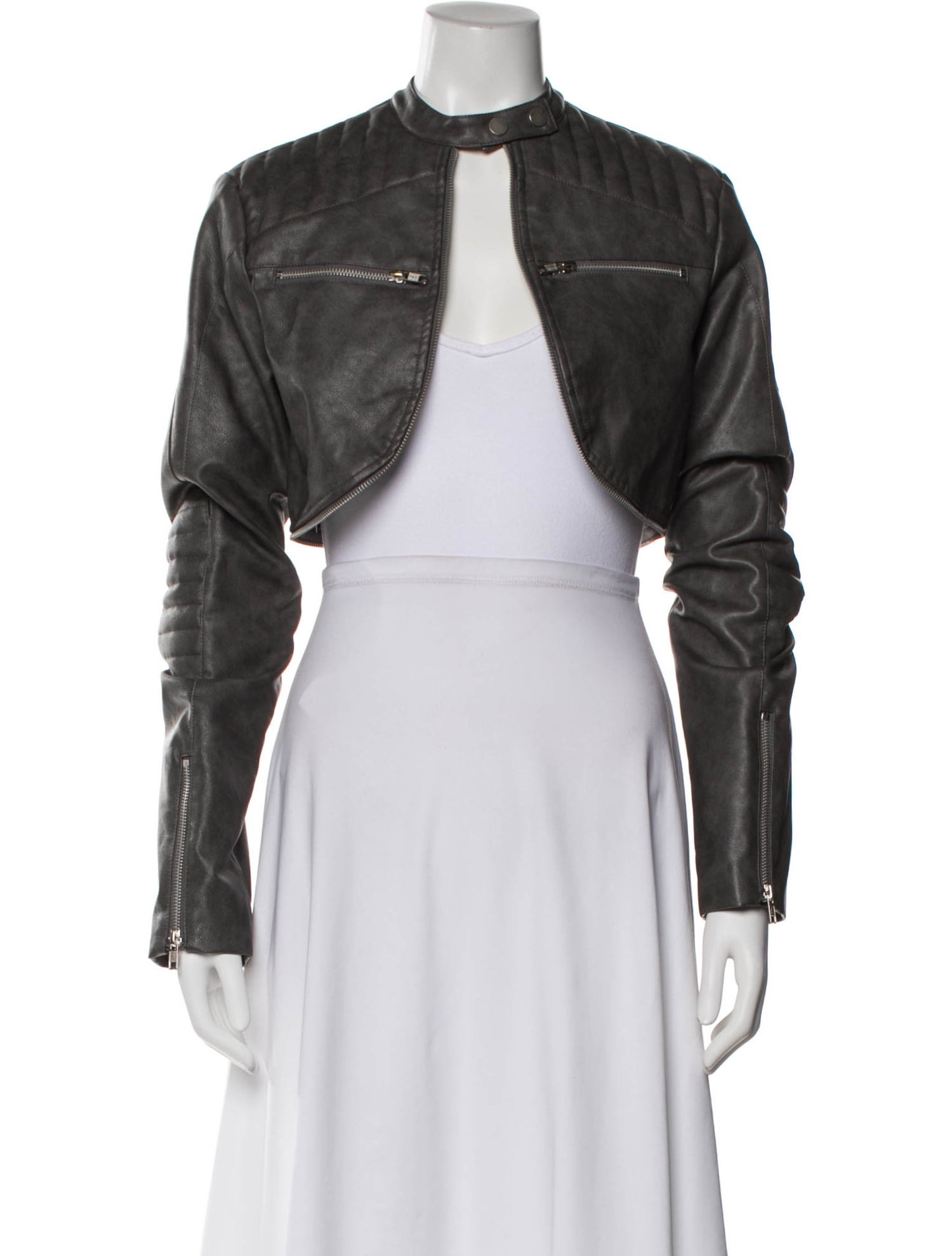 I.AM.GIA Leather Bolero