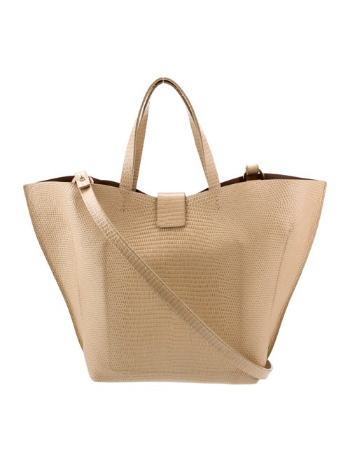 IMAGO-A Embossed Leather Top Handle Bag