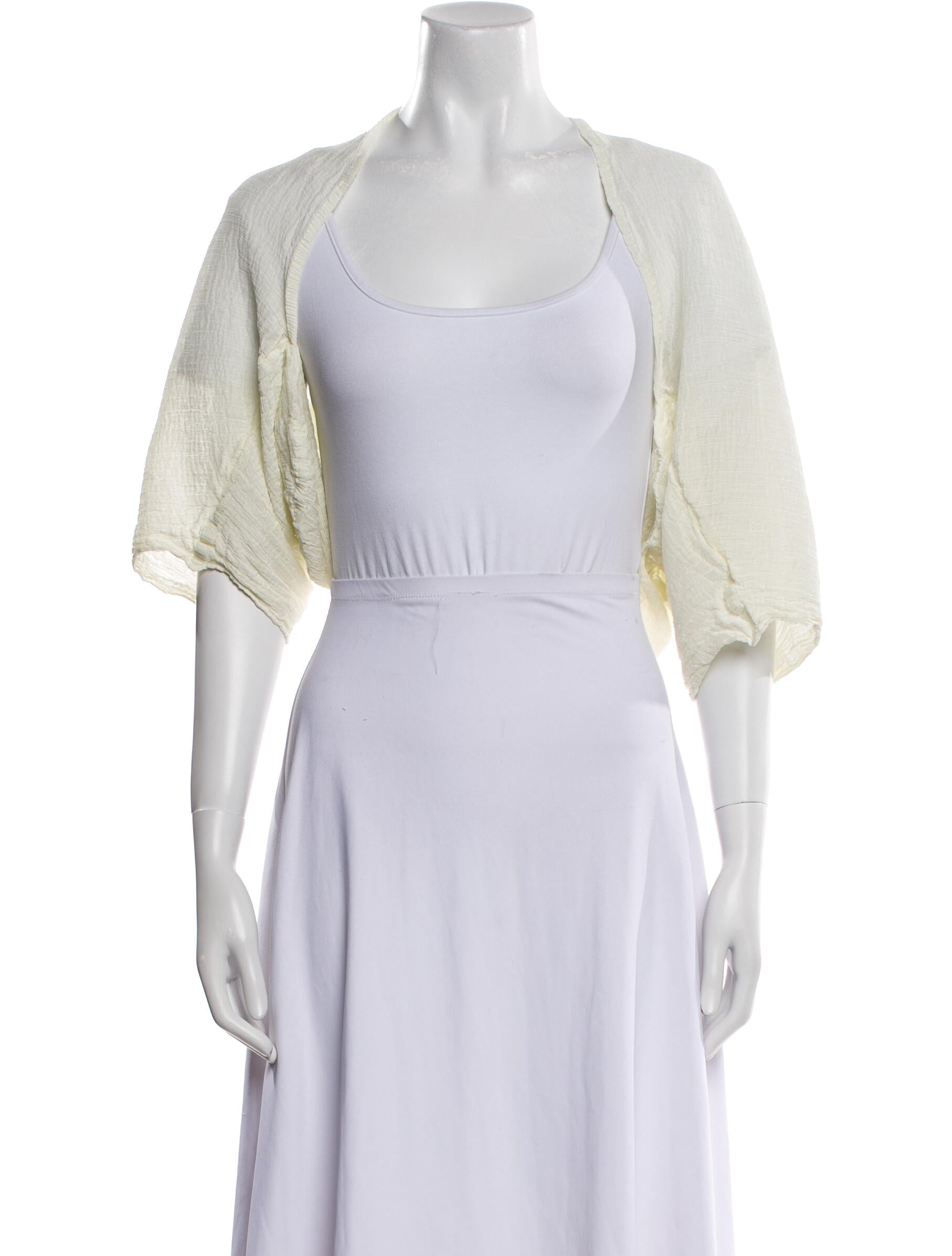 Issey Miyake Cauliflower Silk Shrug