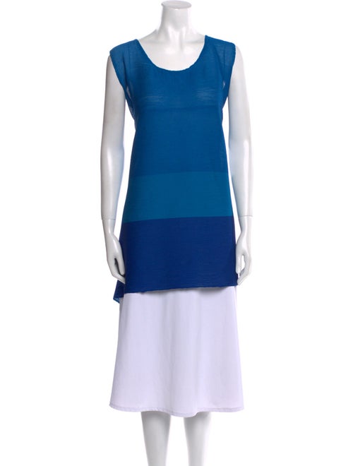 Issey Miyake Cauliflower Scoop Neck Sleeveless Tunic