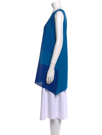 Issey Miyake Cauliflower Scoop Neck Sleeveless Tunic