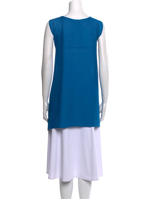 Issey Miyake Cauliflower Scoop Neck Sleeveless Tunic