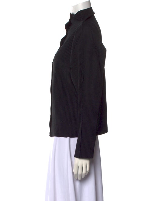 Issey Miyake Cauliflower Mock Neck Long Sleeve Sweatshirt