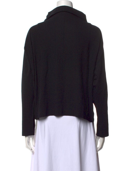 Issey Miyake Cauliflower Mock Neck Long Sleeve Sweatshirt