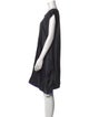 Issey Miyake Cauliflower Scoop Neck Knee-Length Dress