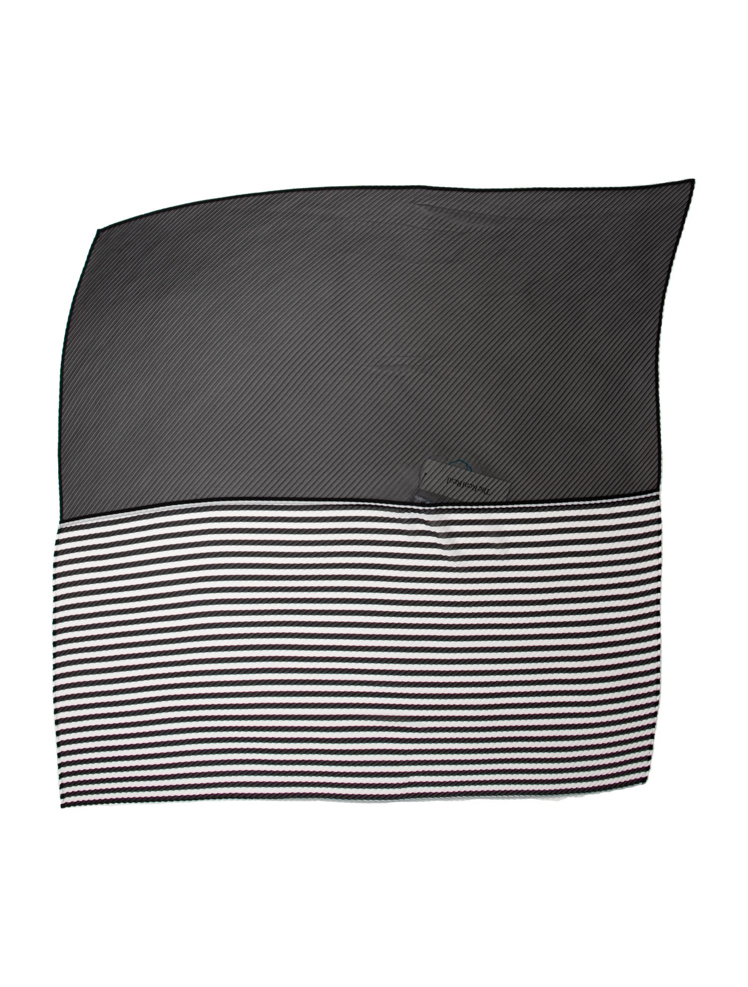 Issey Miyake Cauliflower Striped Scarf w/ Tags