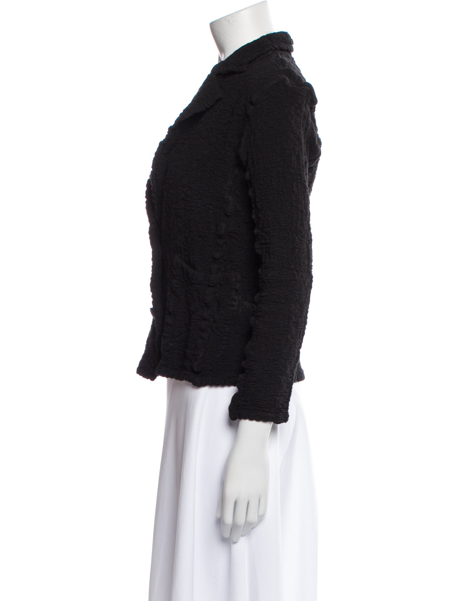 Issey Miyake Cauliflower V-Neck Sweater