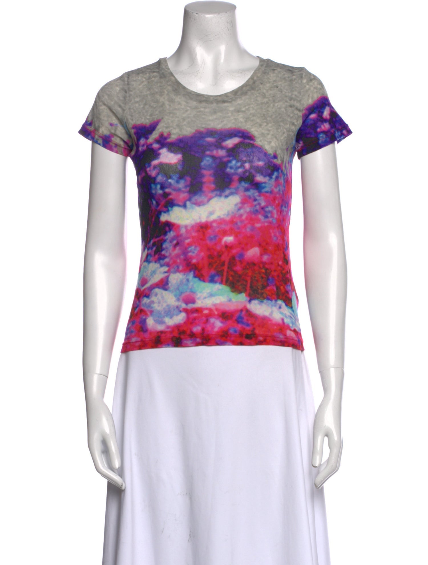 Issey Miyake Cauliflower Nylon Printed T-Shirt